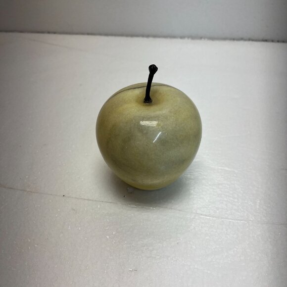 Decorative Onyx Apple Paperweight Over‎ 1 lb - Picture 4 of 6